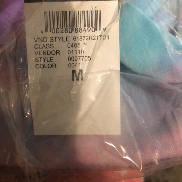NWT Pastel tie dye bike shorts - Picture 8 of 8
